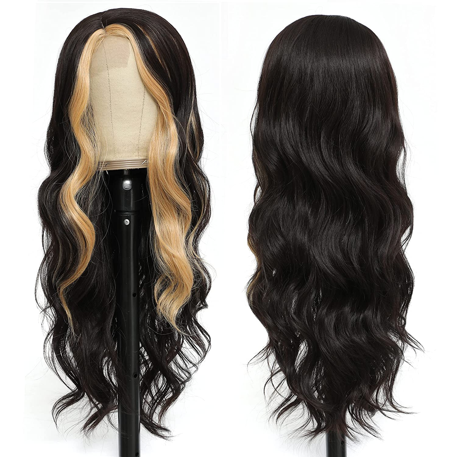 European and American Wigs With Long Curly Hair, Women's Front Lace Wigs, High-Temperature Silk Wigs, and Headsets - Korvel