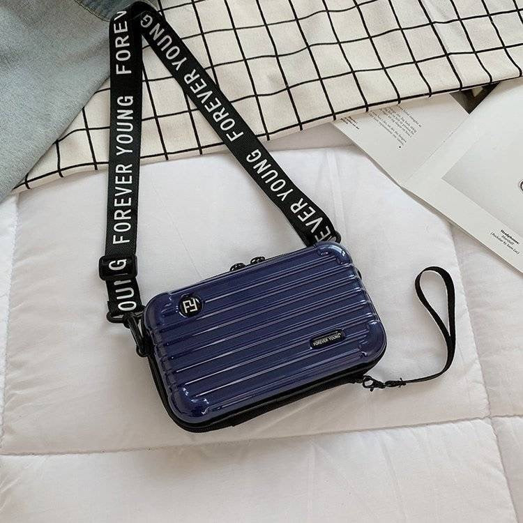 PC hard shell toiletry bag 7-inch shoulder crossbody bag hand storage bag suitcase small bag - Korvel