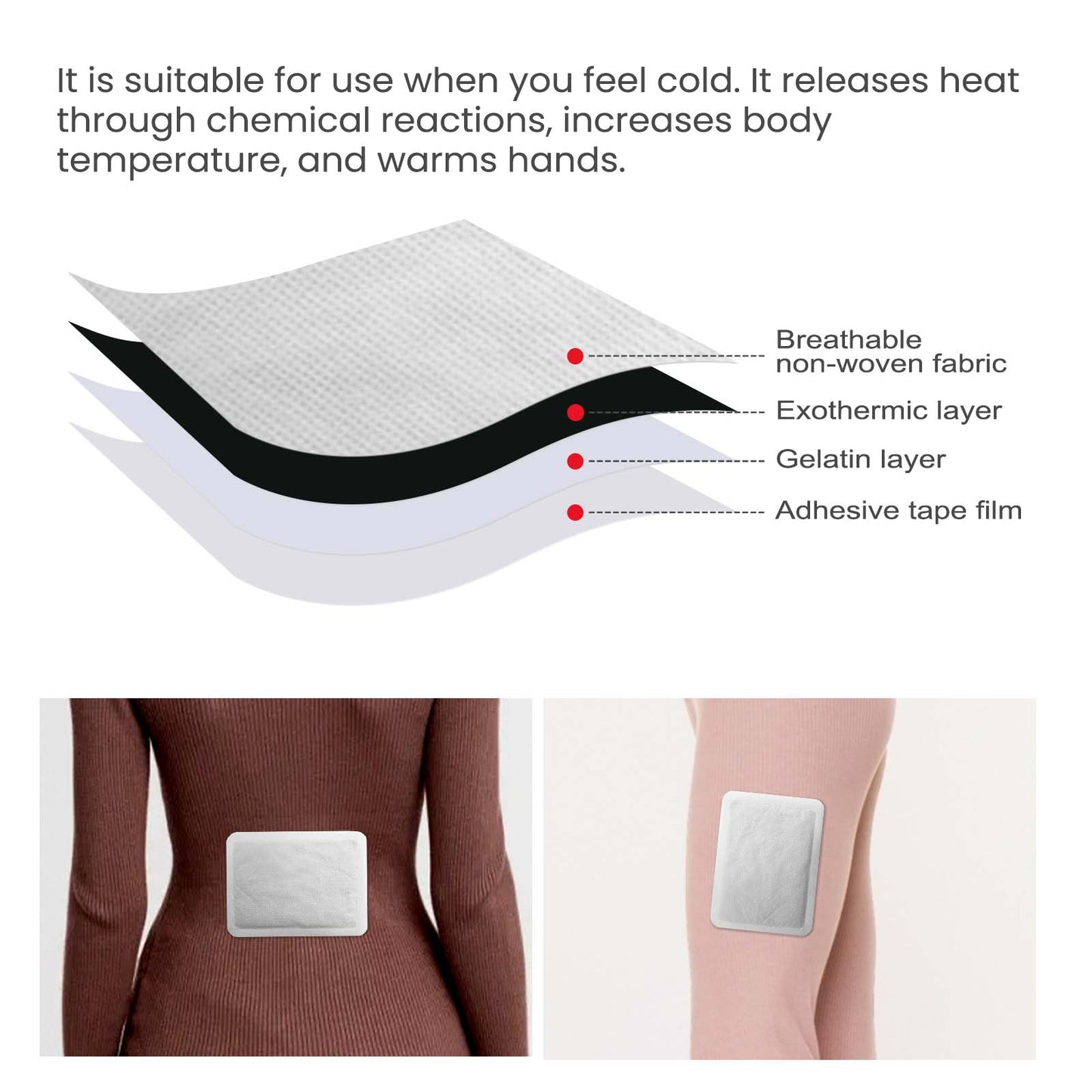 Hand Warmer Winter Home Self-Heating Warm Hand Portable Disposable Patch - Korvel