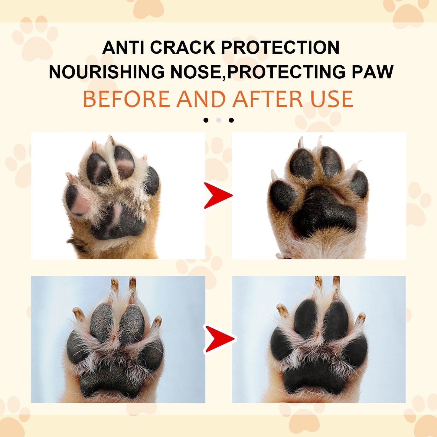 Bálsamo Hidratante Premium para Uñas de Mascotas para Gatos y Perros