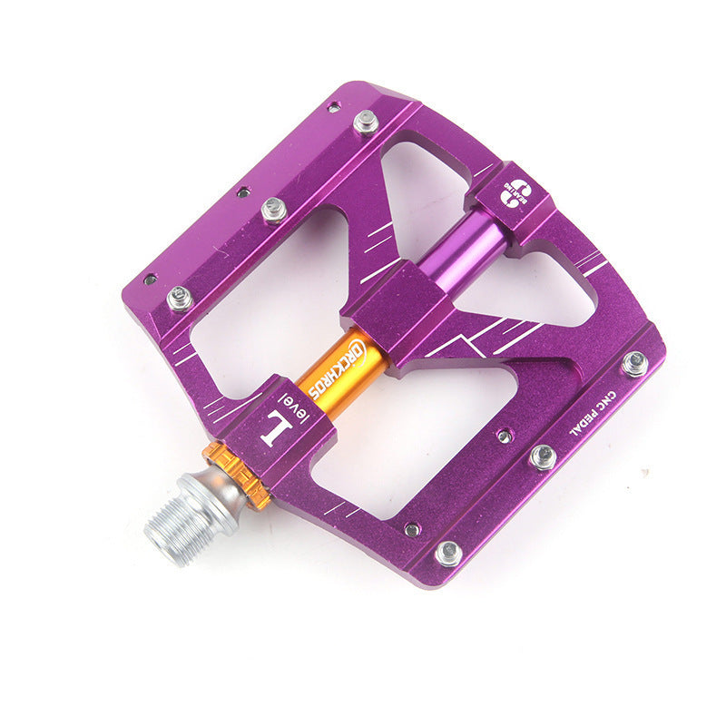 Bicycle pedals Mountain bike San Peilin aluminum alloy Peilin pedal anti-skid bearing pedal bicycle accessories - Korvel