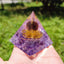Handcrafted Crystal Ball Pyramid Ornament