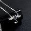 100 languages I love you, projection necklace, female demon, niche European and American design, collarbone chain jewelry - Korvel