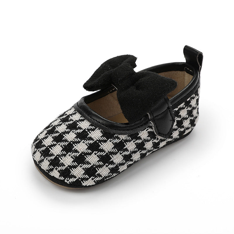 Chaussures Princesses à Semelle en Caoutchouc pour Filles Bébés pour les Premiers Pas