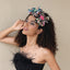 Handmade Fabric Flower Women's Wide Edge Hair Hoop