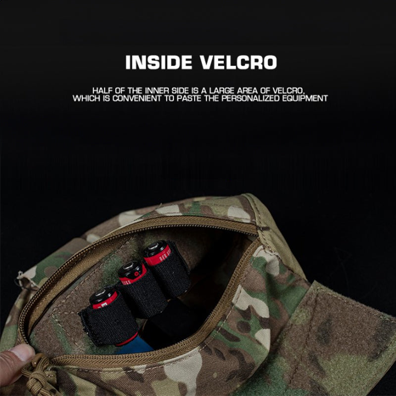 Premium Tactical Hunting Vest with Drop Pouch for Outdoor Sports