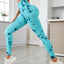 Printed High Waist Active Leggings - Korvel