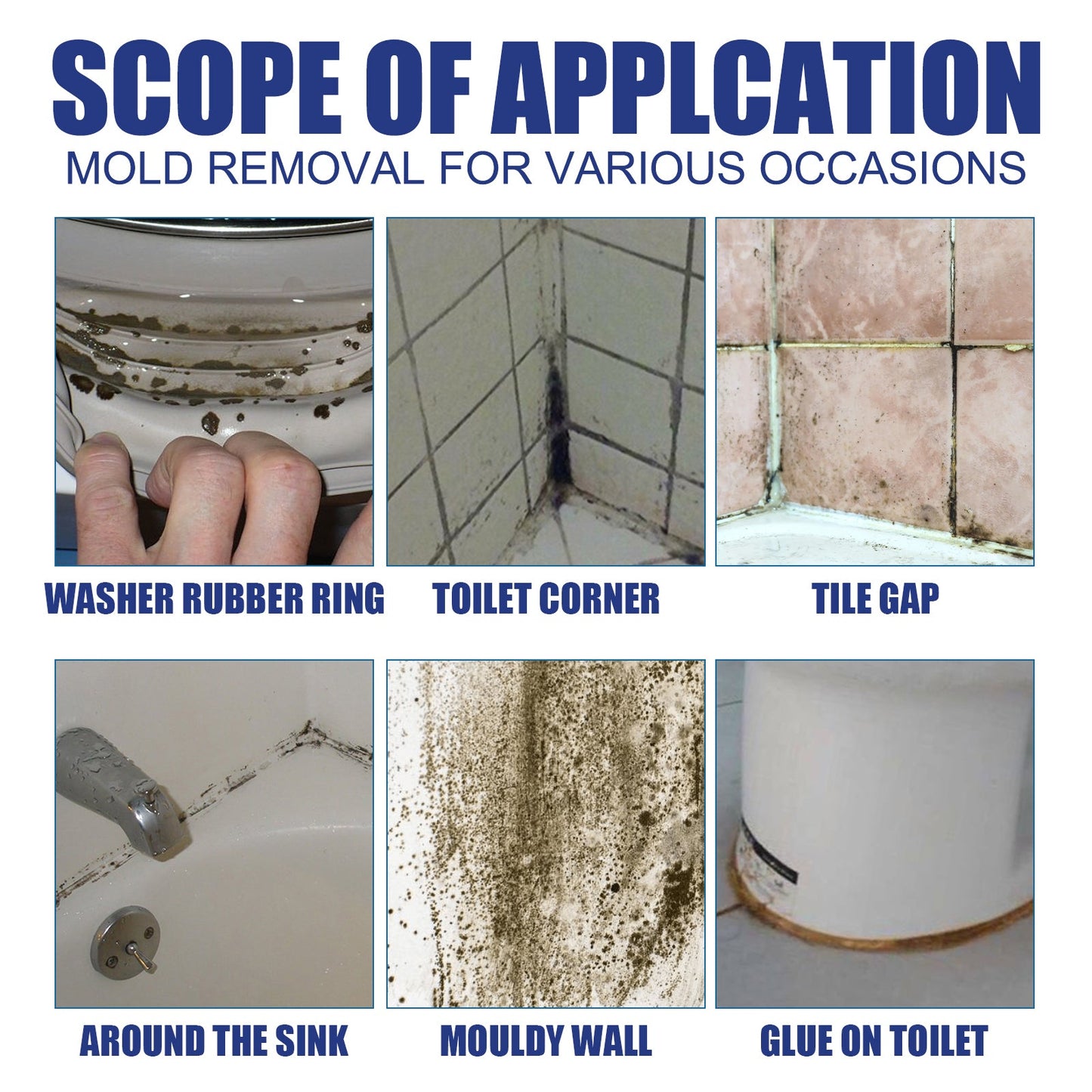 Mildew Removal Spray, Clean Mildew Stains On Bathroom Tile Walls And Ceiling Multi-Functional Mildew Stain Spray - Korvel
