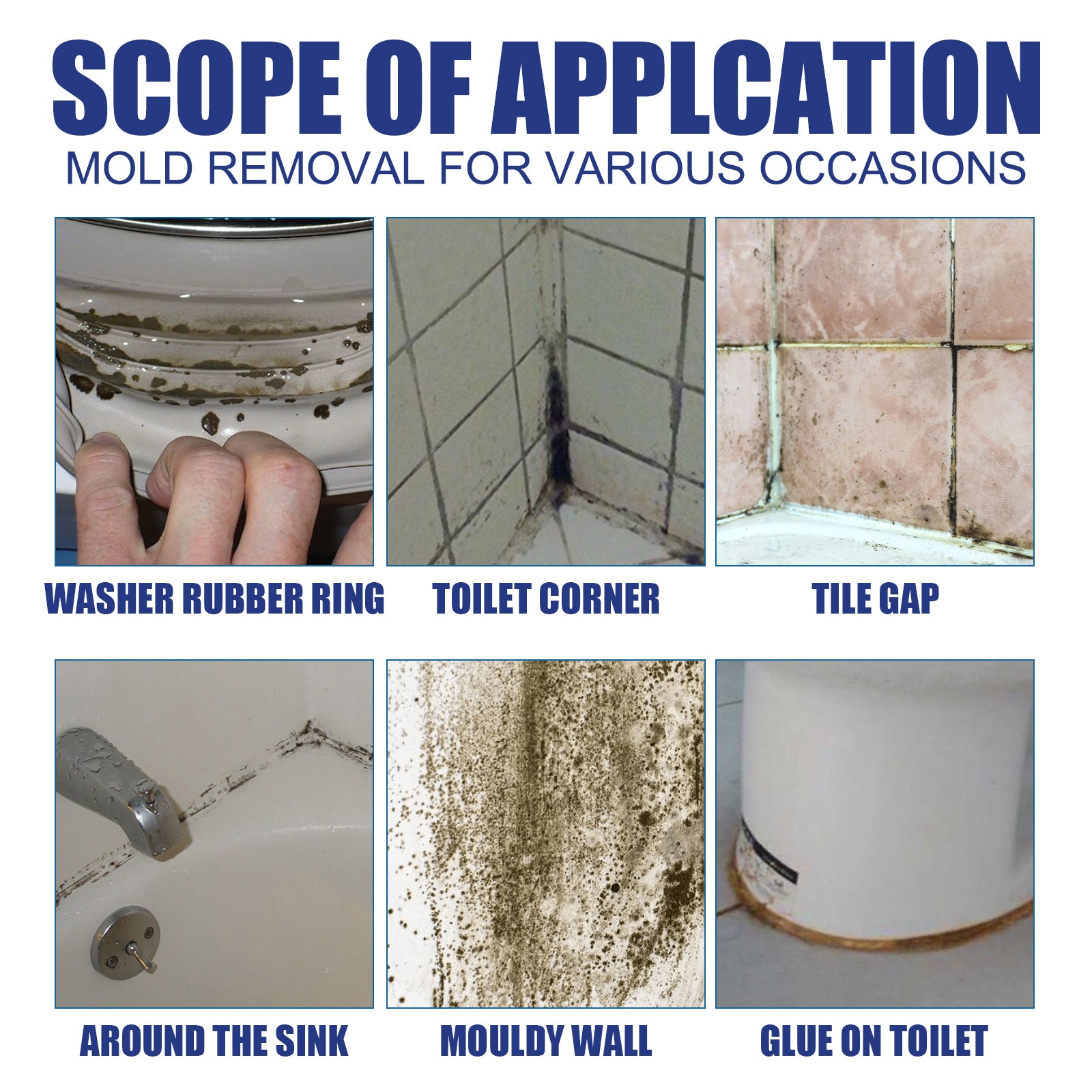 Mildew Removal Spray, Clean Mildew Stains On Bathroom Tile Walls And Ceiling Multi-Functional Mildew Stain Spray - Korvel