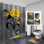 Hot HD Digital Printing Polyester Waterproof Polyester Flower Bathroom Hotel Shower Curtain - Korvel