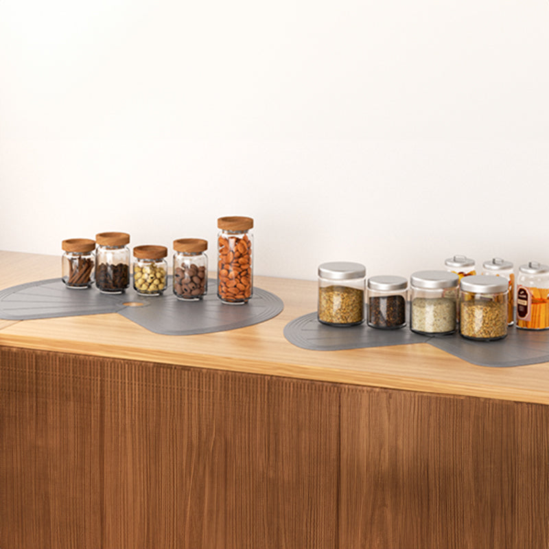 Tapis de Shelf Lazy Susan en Silicone Premium - Antidérapant et Résistant à la Chaleur