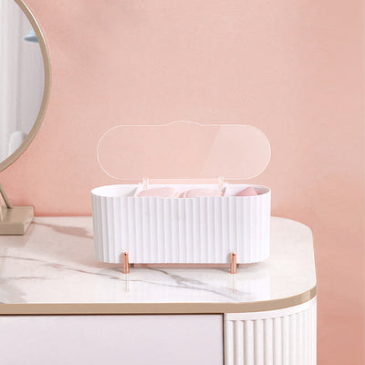 Elegant Dust-Proof Cosmetic Cotton Swab Storage Tube