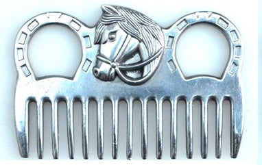 Sturdy Stainless Steel Horse Pony Grooming Tool Comb - Korvel