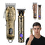 All Metal Hair Clipper Retro Oil Head Carving Scissors Machine Set USB Charging Electric Hair Clipper - Korvel