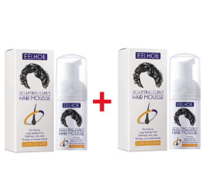 Elastin, Anti-Frizz Curly Hair Volumizing Natural Fluffy Moisturizing Styling Perm Care Style - Korvel