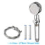 Propeller Shower Turbocharged Shower Head Shower Head Shower One-Button Water-Stop Shower - Korvel