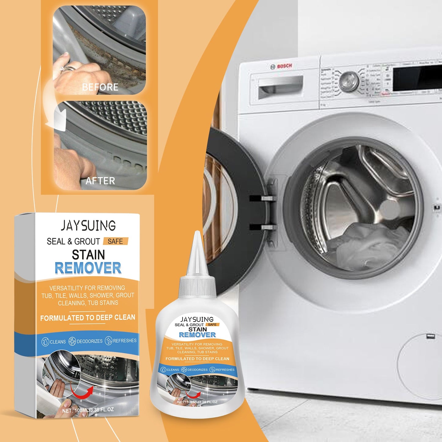 Multi-Functional Tub Cleaner for Stain Removal