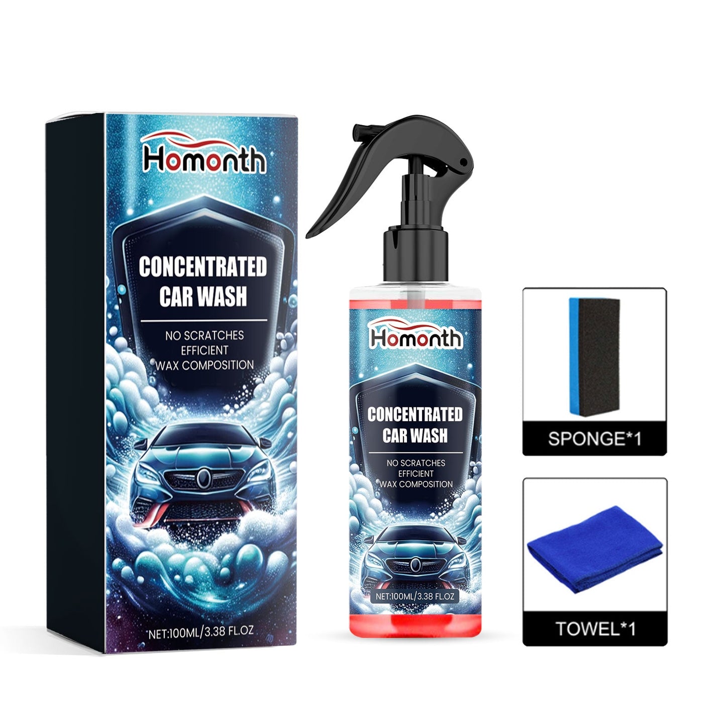 Solución de Lavado de Autos Concentrada Premium para Cuidado Exterior