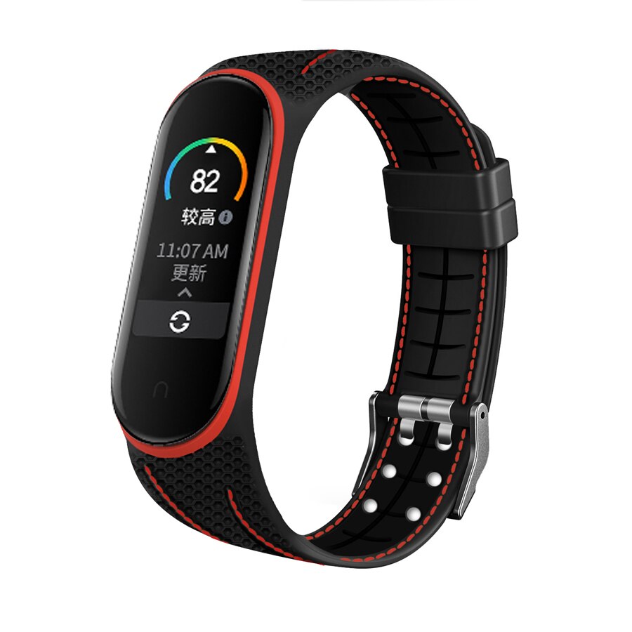 Bracelet Sport à Double Ligne pour Xiaomi Mi Band 3/4/5