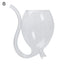 Creative Transparent Glass Vampire Wine Cup with Straw
