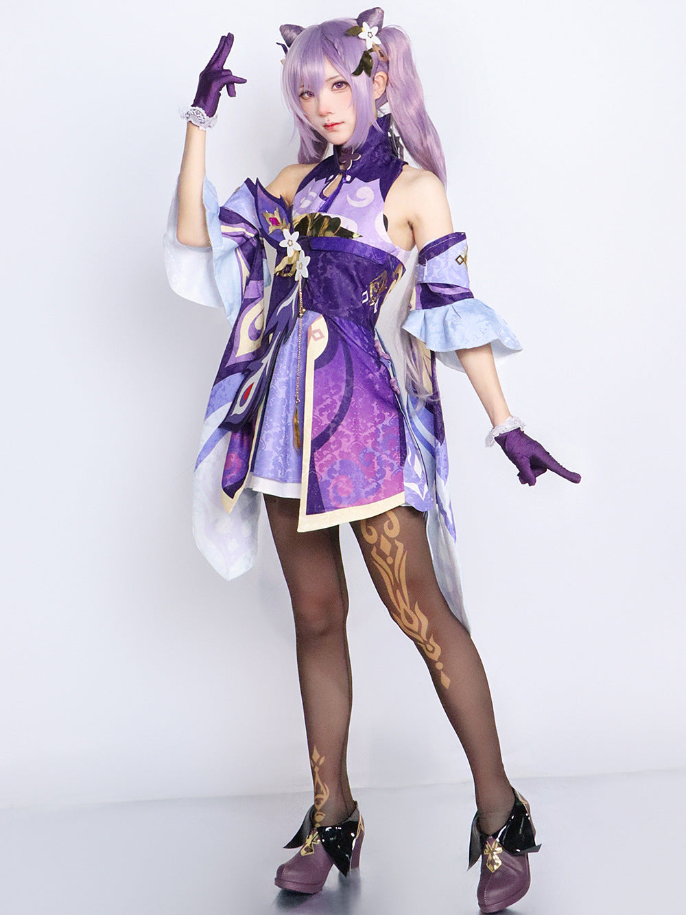 Zapatos de Cosplay Liyue Seven Star Carved para Genshin Impact