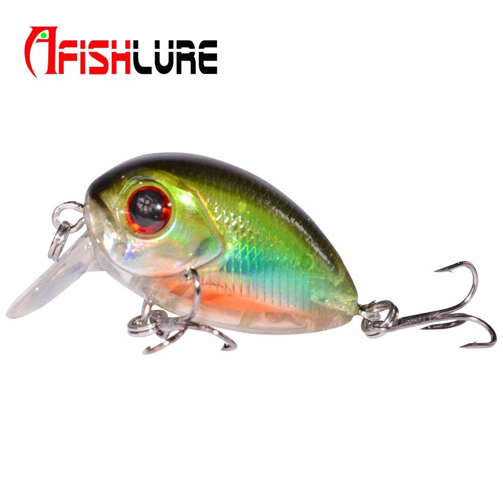 AFISHLURE  36mm 3.5g Crank Bait Hard Plastic Artificial Fishing Lure Fake carp Pesca  Wobbler Leurre Peche  Isca - Korvel