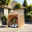 7x8 ft Outdoor Portable Gazebo Storage Shelter Shed