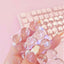 ClearType Nail-Friendly Stickers - 33 Transparent Glass Keyboard Stickers
