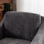 Fauteuil pivotant large avec coussin doux - Fauteuil moderne gris