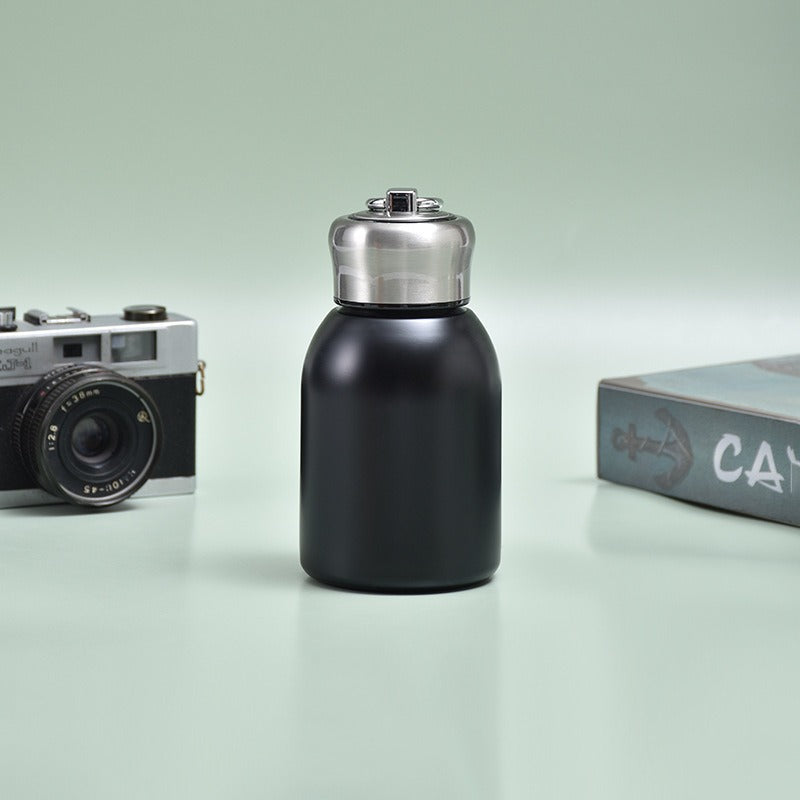 Mini 304 stainless steel chubby thermos cup double layer vacuum portable portable pocket cup gift cup - Korvel