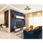 6 Light Modern Sputnik Lights Semi Flush Mount Ceiling Light Black Finished - Korvel