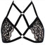 Fashionable European and American sexy lingerie lace strap hanging neck bra - Korvel