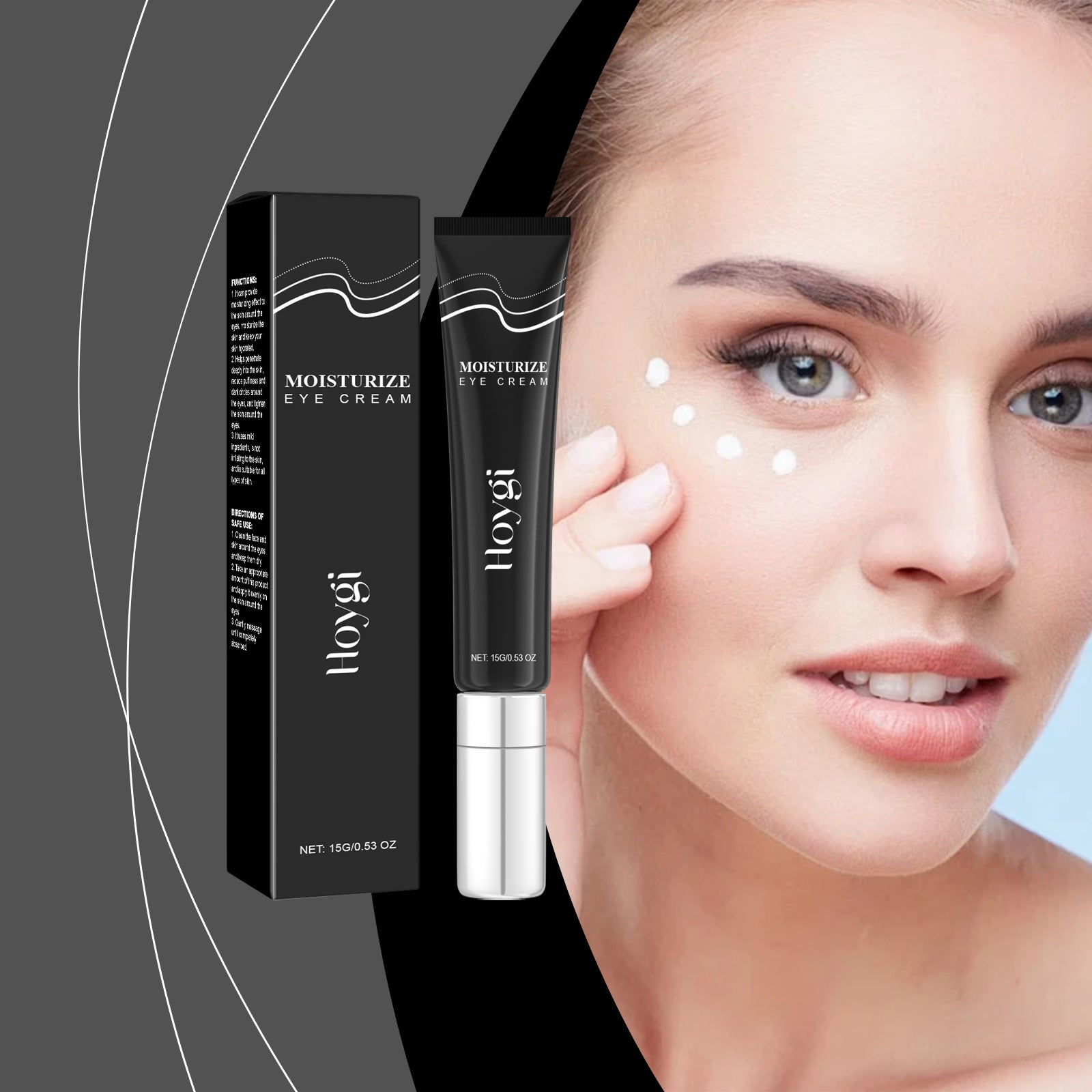 Eye Cream Gently Hydrating, Nourishing, Caring And Moisturizing Eye Skin Daily Massage Eye Care Cream - Korvel