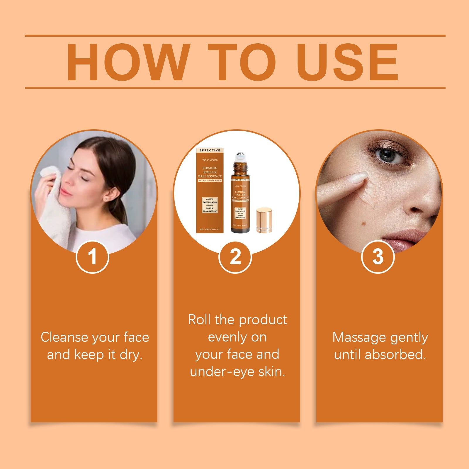Firming Ball Essence Gentle Hydrating Firming Moisturizing Nourishing Lifting Facial Skin Care - Korvel