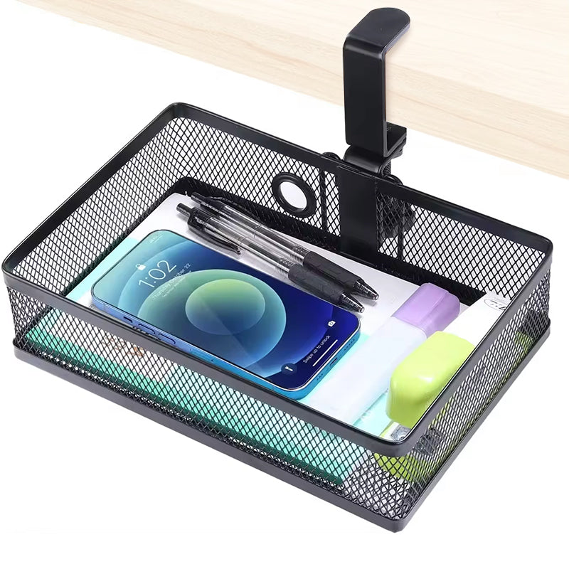 Premium Mesh Desk Organizer with Swivel Pencil Drawer
