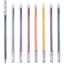 Drawing Doodling Scrapbook Journaling fluorescent Sparkle Gel Pen Neon Glitter Pens Fine Tip Art Markers Glittering Pen Set - Korvel