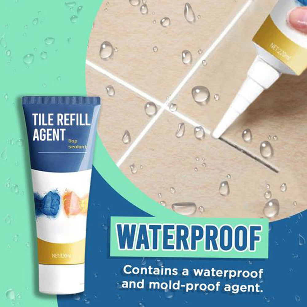 Tile Floor Tile Beauty Seam Joint Agent Seam Filling Agent Pool Toilet Waterproof Anti-Mildew Sealant - Korvel