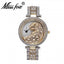 MISSFOX V227  Women Quartz Watch Fashion Bling Casual Ladies Watch Female Quartz Gold Watch Crystal Diamond Leopard For Women Clock - Korvel