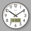 Horloge murale électronique avec calendrier 2025 - Design moderne