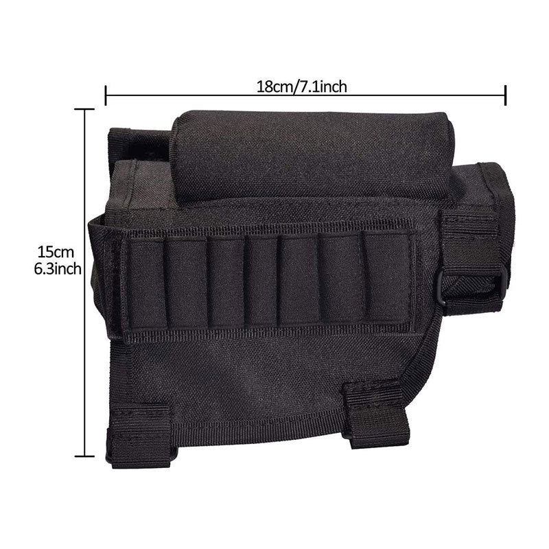 Outdoor Tactical Cheek Bag Bullet Bag Accessory Bag 98K CS Military Fan Two-In-One Bullet Bag Portable Gun Stock Bag - Korvel