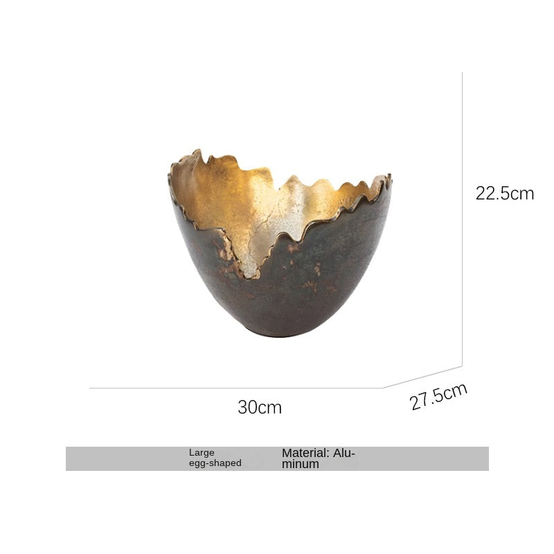 Modern Luxury Oval Edge Decorative Tray for Home Dining