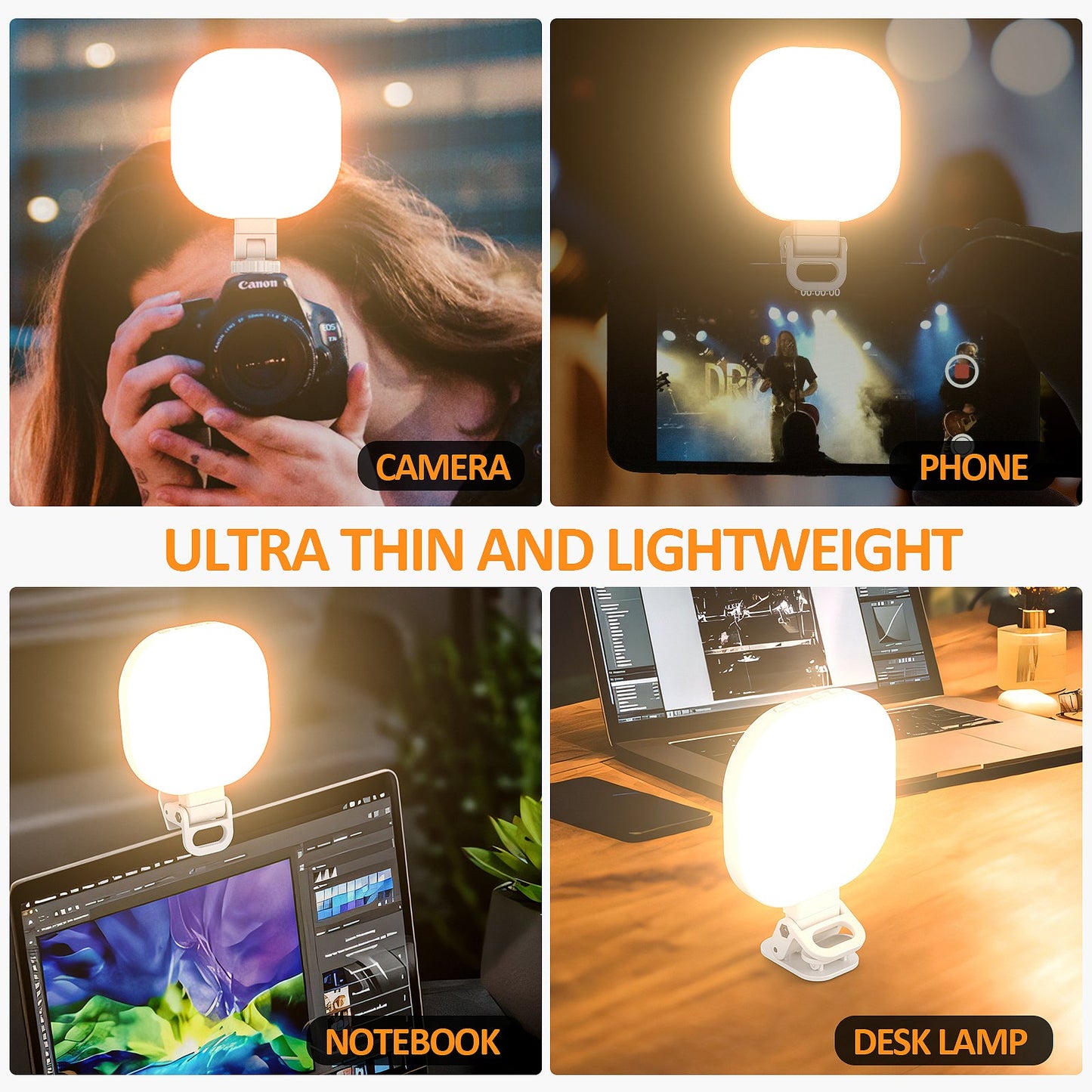 Versatile LED Ring Light for Photography and Video Conferencing