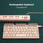Mini Folding Keyboard Wireless Bluetooth-compatible Keyboard Foldable Keypad For Laptop Windows Android Tablet ipad Phone - Korvel