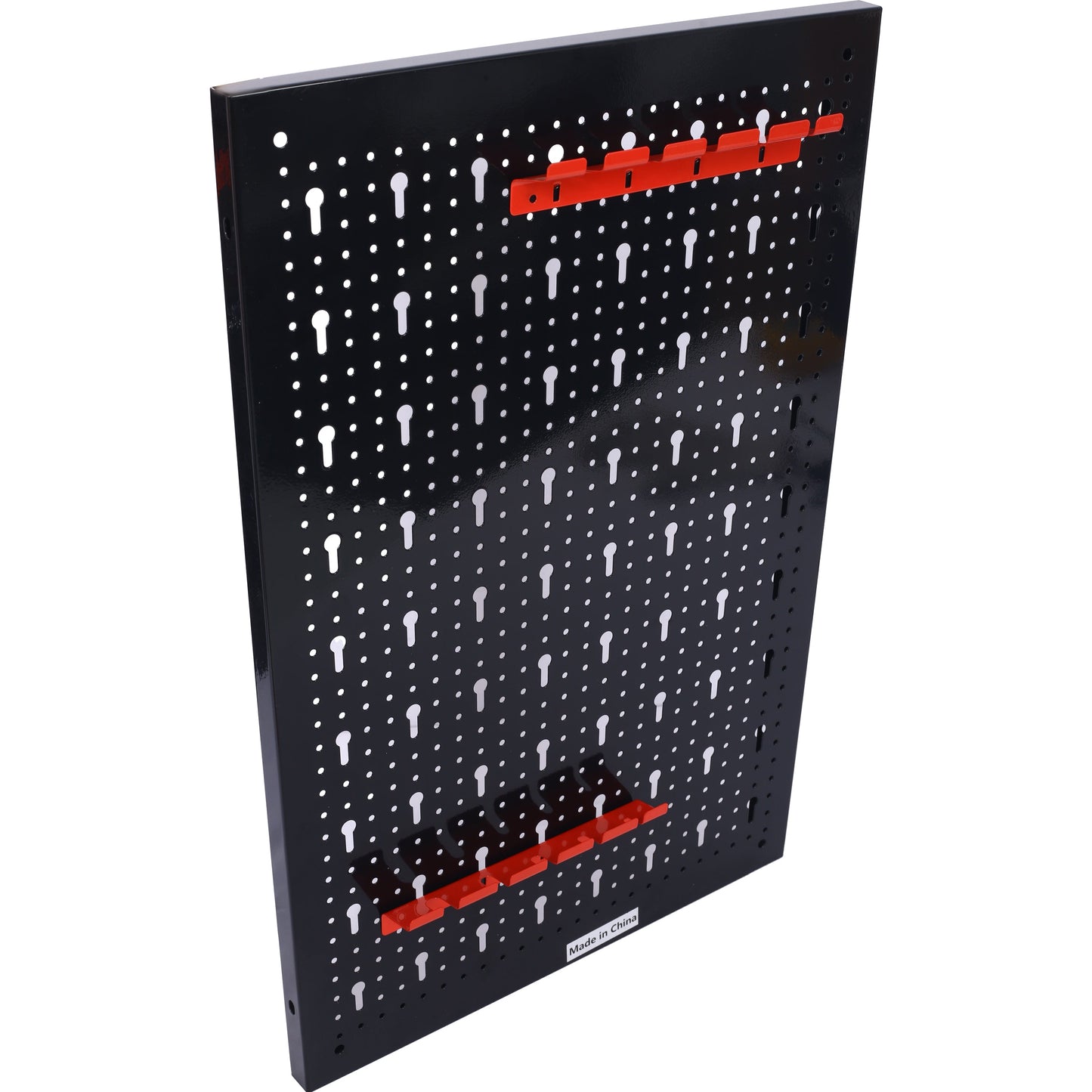 4-foot metal garage nail board tool rack with 3 nail board wall mounted tools for storing nail boards, black - Korvel