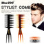 Oil Head Comb Double-Sided Fish Insert Comb Big Tooth Flat Comb Bottom Fork Comb Plate Hair Styling Comb - Korvel