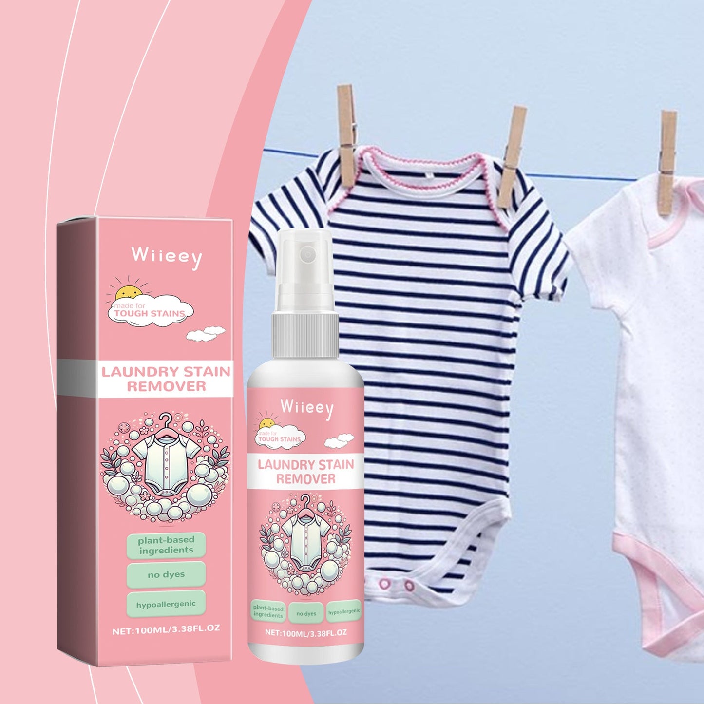 Baby Clothes Detergent Mild Formula Soft Detergent For Deep Cleaning Baby Clothes - Korvel