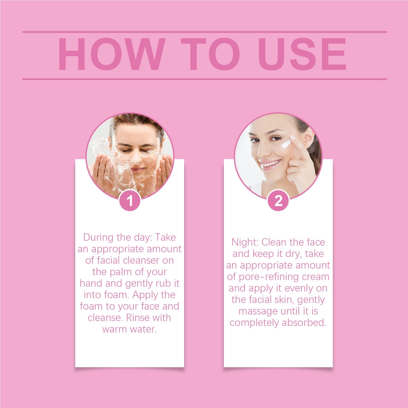 Pore Refinement Essence Set, Deeply Clean The Skin And Fine Pore Skin Cream - Korvel