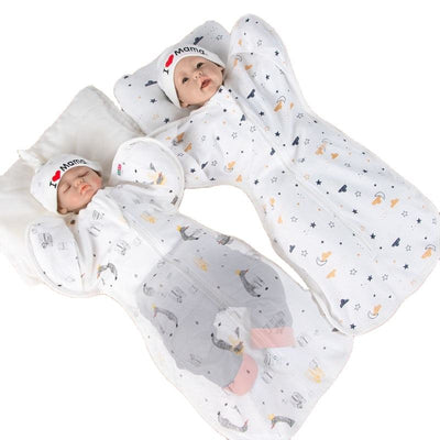Premium Baby Cotton Anti Kick Printed Sleeping Bag