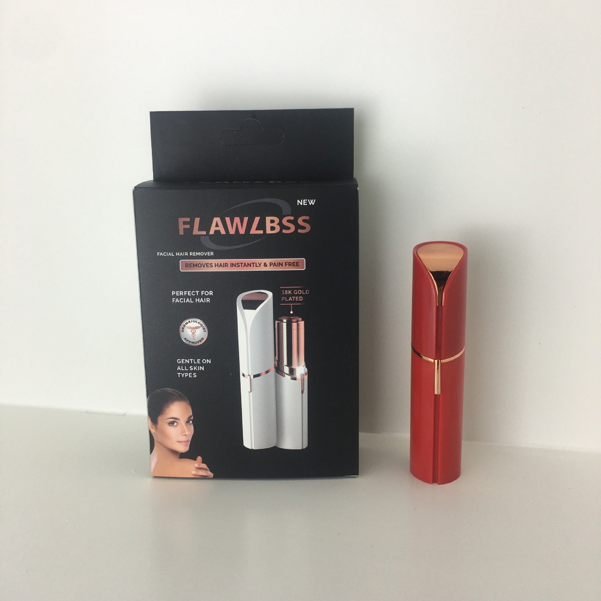Lipstick eyebrow trimmer, women's shaver, hair remover, electric eyebrow trimmer, charging eyebrow trimmer, hair scraper - Korvel