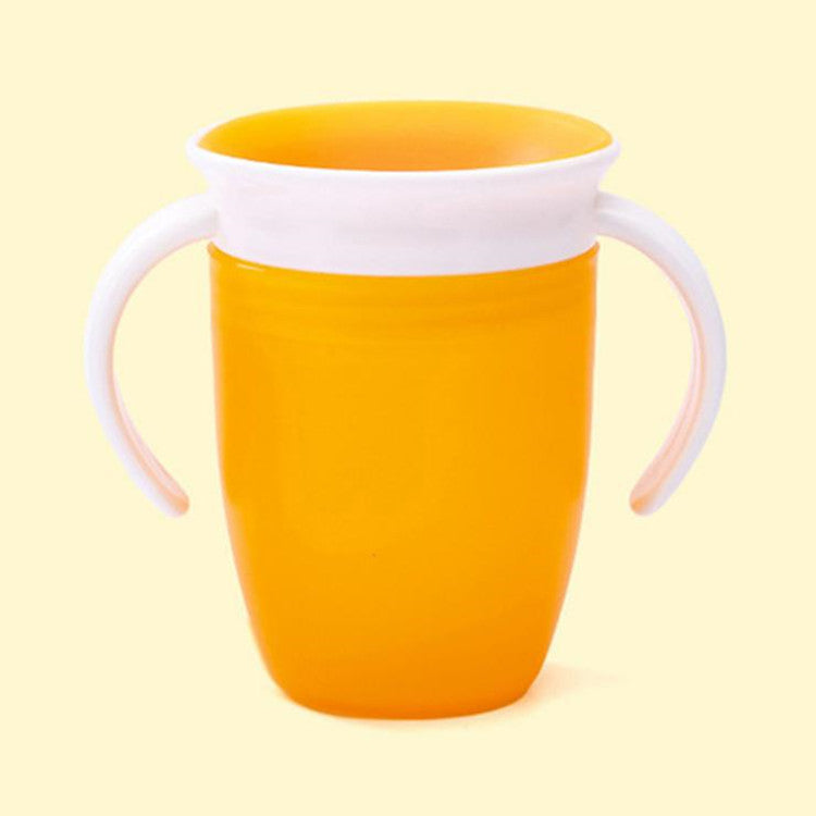 360-Degree Rotating Baby Sippy Cup - 240ML Leak-Proof Design